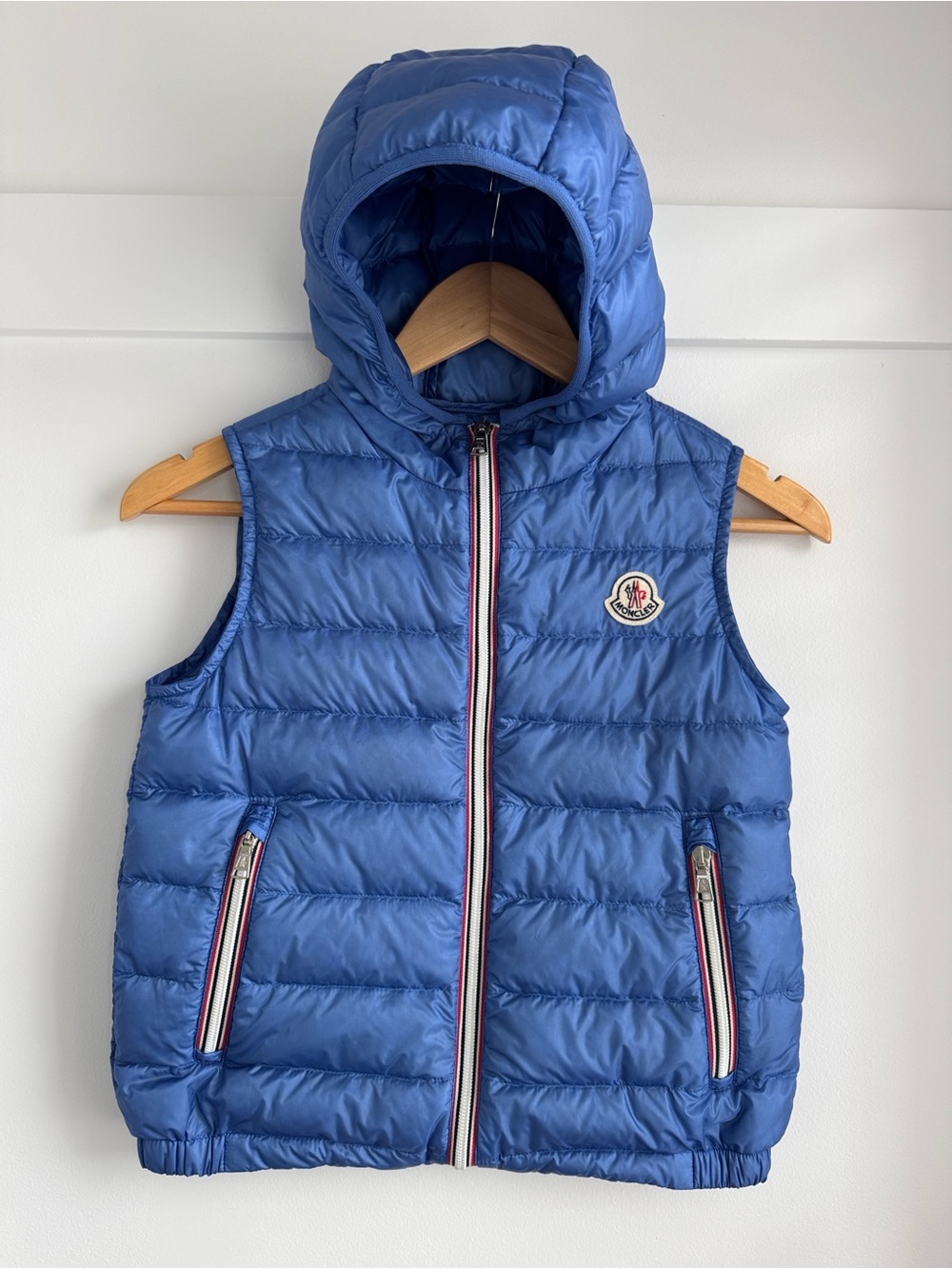 Moncler Longue Saison Down Quilted Vest Kids Size 10